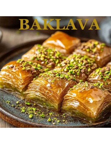 Authentic Antep Turkish Baklava  36 Pcs.— A Taste of Tradition