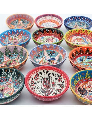 Hand-Painted Ceramic Wedding Bowls – Assorted Colors & Designs, Comes in Elegant Gift Box – Unique Wedding Favor, Bridal Shower Gift, or Anniversary Keepsake