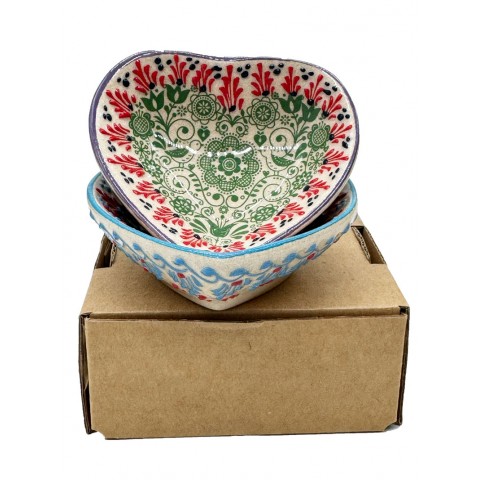 Heart Bowl 6" Garden 