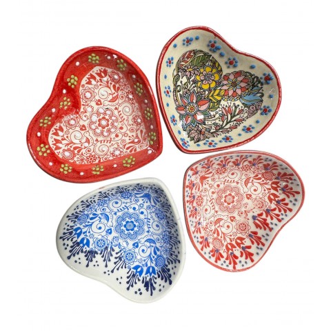 Heart Bowl 6" Garden 