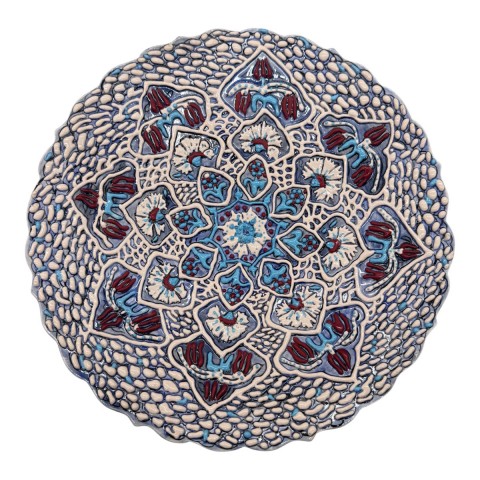Lace Plates 12 Inches wide set 5