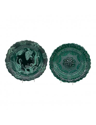 Early Lace Plates 12", Just Green