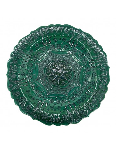 Early Lace Plates 12", Just Green