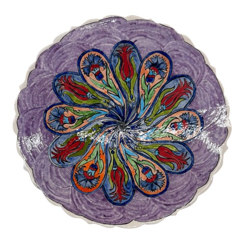 Hand Painted Iznik Plates. Set Of 4
