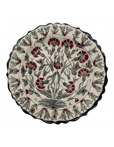Hand Painted Iznik Plates. Set Of 4