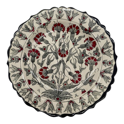 Hand Painted Iznik Plates. Set Of 4