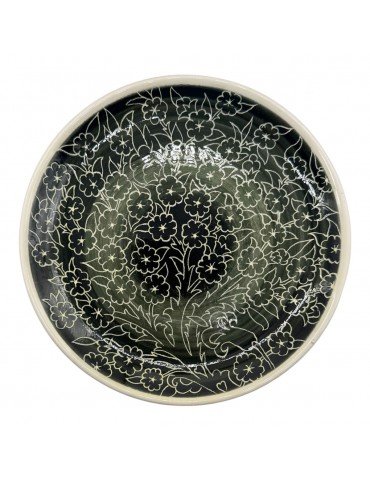 Black And White Plates 5 Pcs.