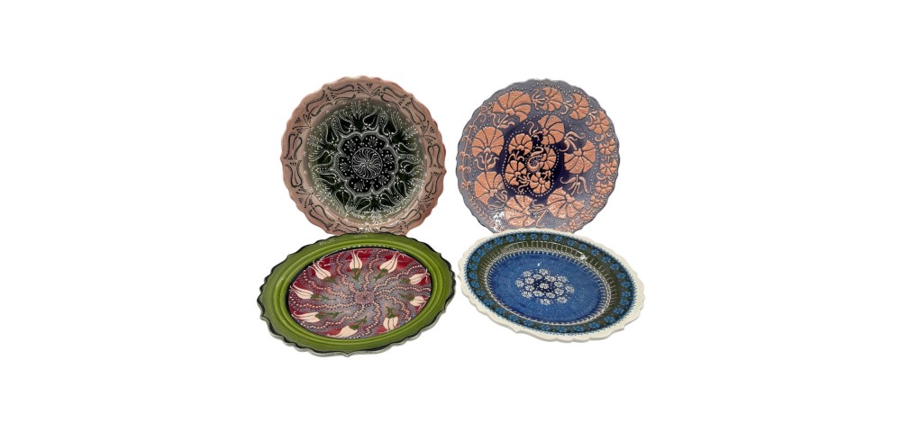 Early Lace Plates 12", set 4