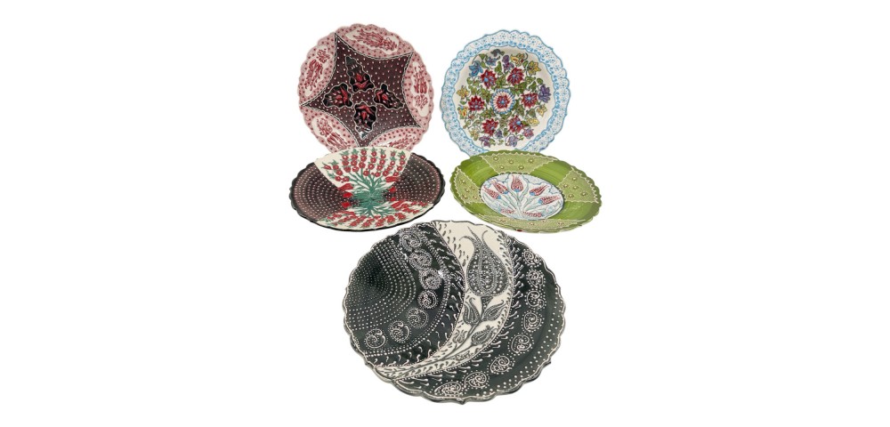 Early Lace Plates 12", set 5