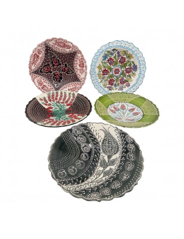Early Lace Plates 12", set 5