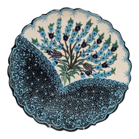 Hand Painted Early Natto-Lace-Iznik Plates. Set Of 6