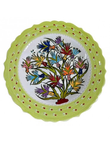 Hand Painted Tokat Garden Plate 10"