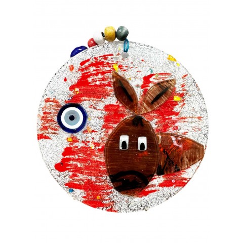 Lucky Eye Fusion Glass Hangings