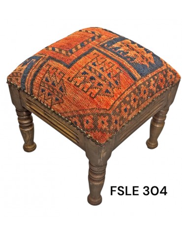 Kilim/Rug Footstool 