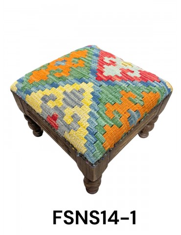 Kilim/Rug Footstool 
