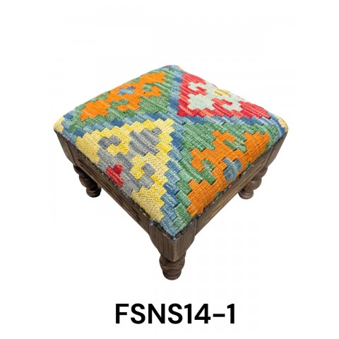 Kilim/Rug Footstool 