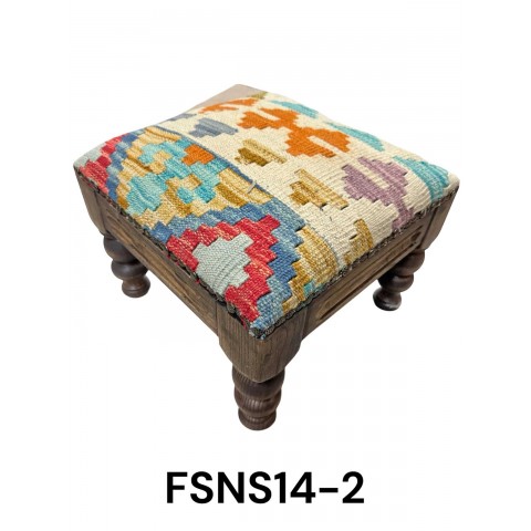 Kilim/Rug Footstool 