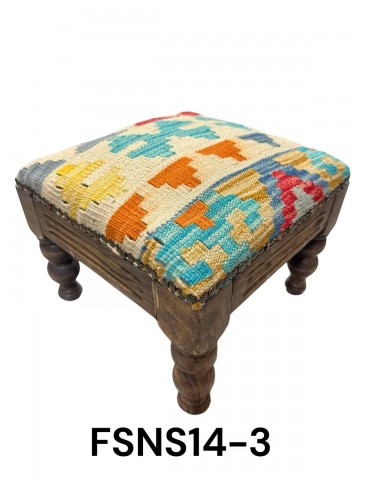 Kilim/Rug Footstool 