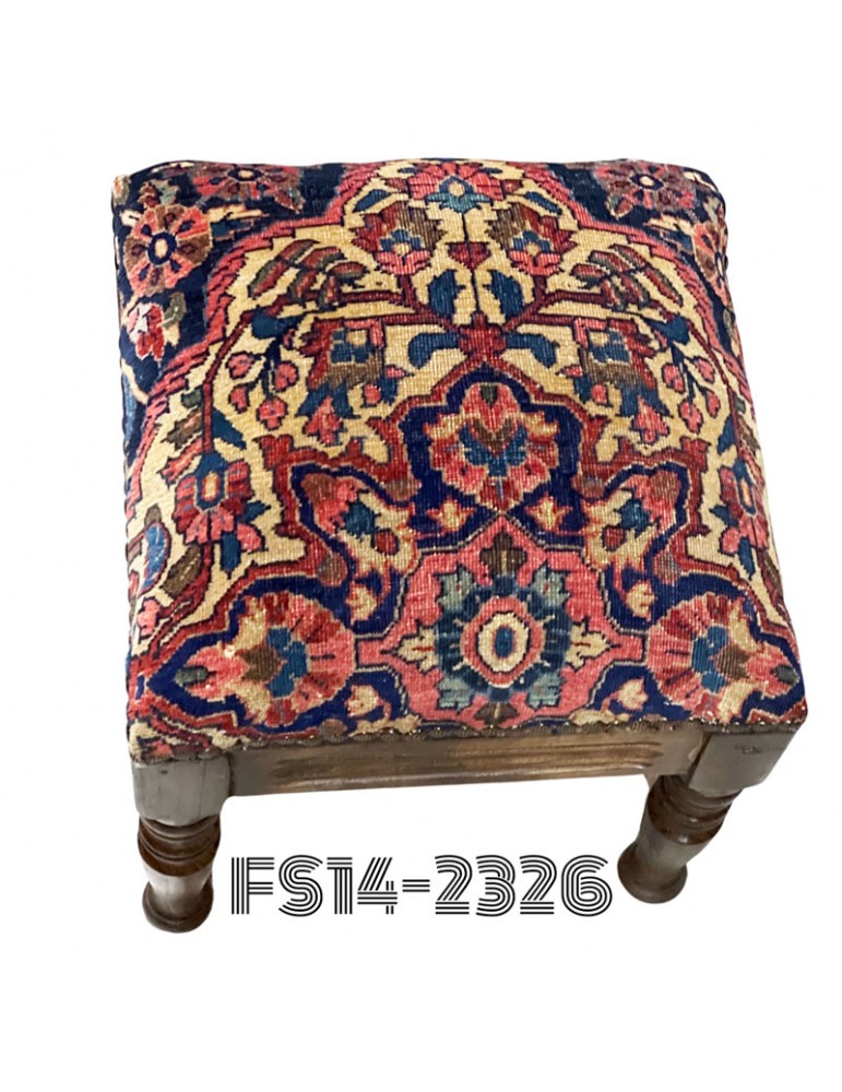 Kilim/Persian Rug Footstool