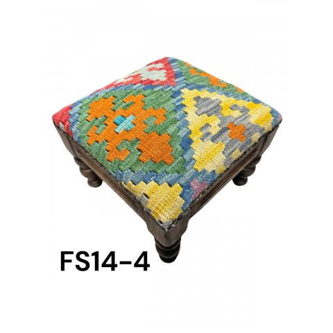 Kilim/Rug Footstool 