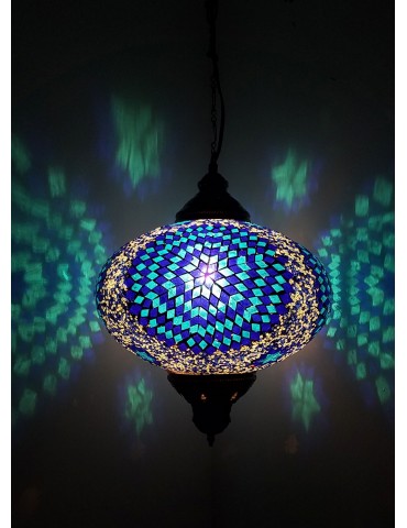 Mosaic Hanging Lamps 14"