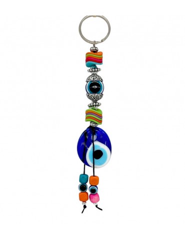 Lucky Eye Rainbow Keychain 