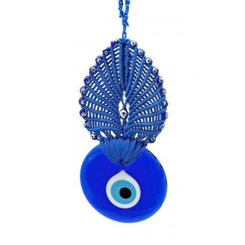 Lucky Eye Glass PeacockHangings