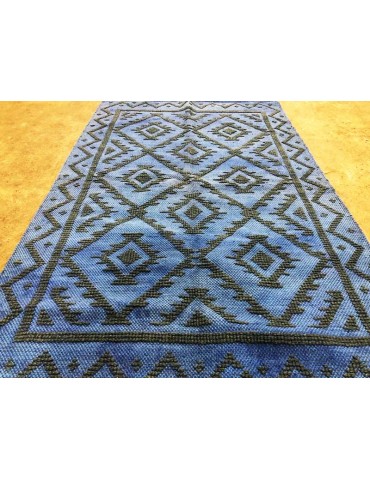 Blue Indian Kilim 4x6 Wool 