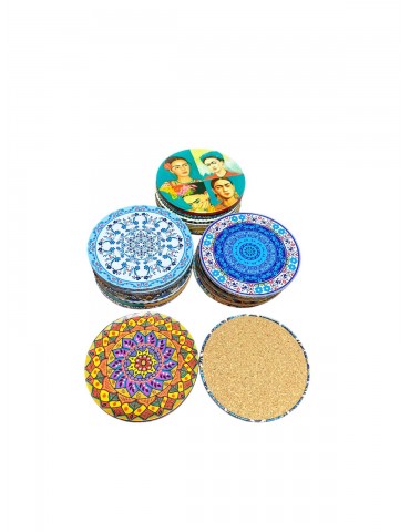 Tin Coasters 430 Pcs. Assorted Designs