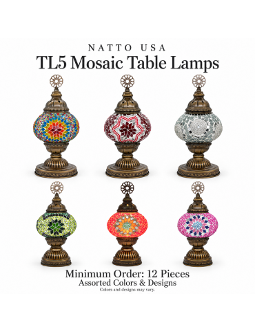 Mosaic Table Lamps 5" TL5 *Pre Order October 2026*
