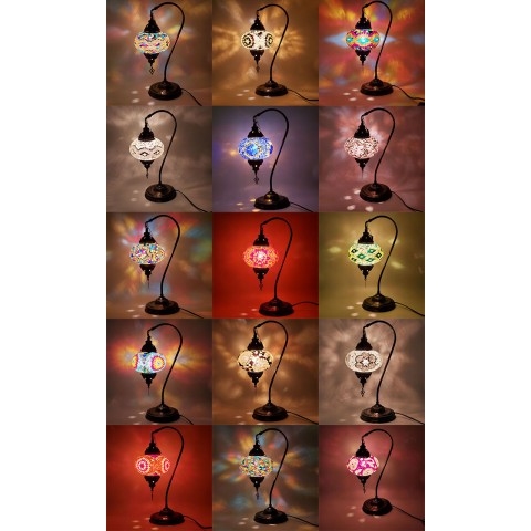  Half Heart Table Lamps TLD6