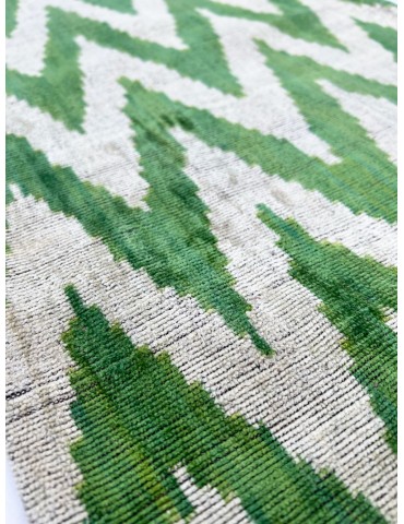 Ikat Handwoven Silk Velvet Pillow Case