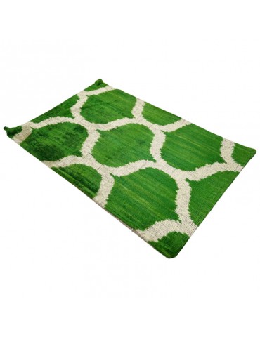 Ikat Handwoven Silk Velvet Pillow Case