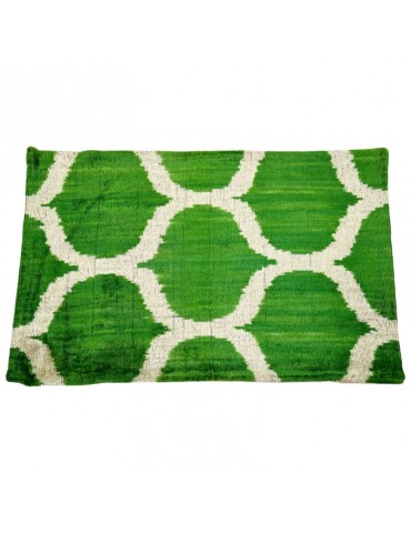 Ikat Handwoven Silk Velvet Pillow Case