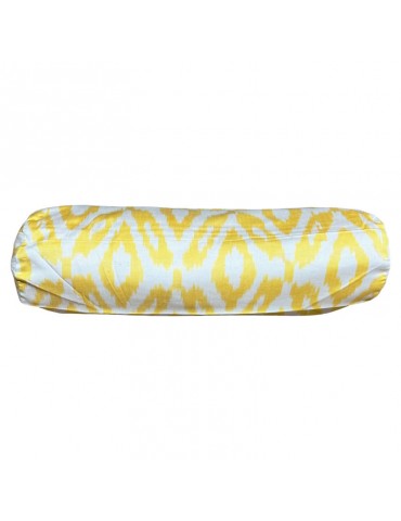 Ikat Handwoven Silk Bolster Pillow Case