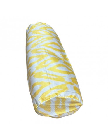 Ikat Handwoven Silk Bolster Pillow Case