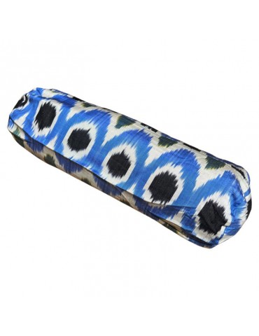 Ikat Handwoven Silk Bolster Pillow Case