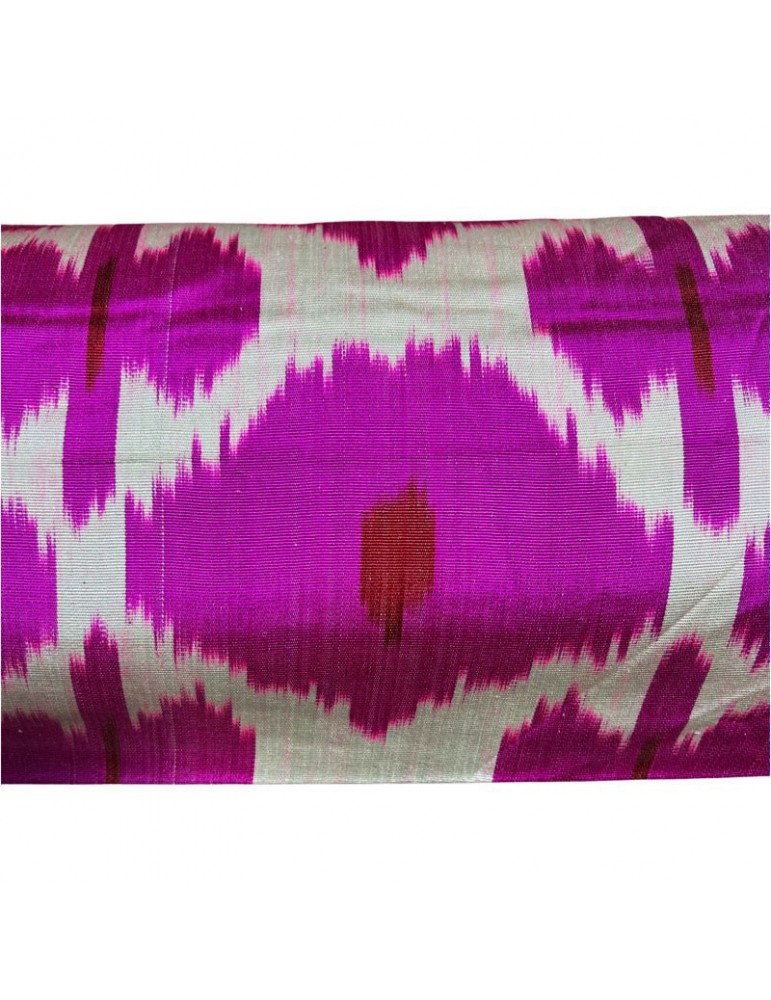 Ikat Handwoven Silk Bolster Pillow Case