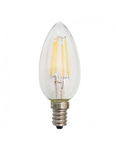LED 4W Clear Filament 6 Pack Bulbs